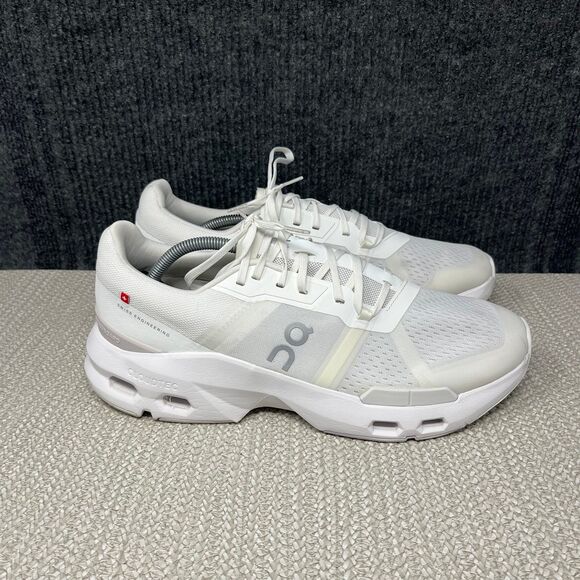 On Cloud CloudPulse Triple White Athletic Running Shoes Sneakers Mens 12 US